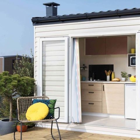 BUNGALOW 2 personnes - Confort 17.8m² - 1 chambre + terrasse