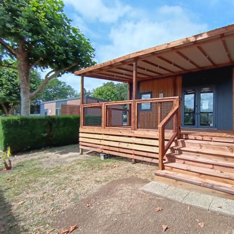 BUNGALOW 4 personnes - Mobil Home Premium 32m² - (2 ch 2 sdb) + terrasse couverte