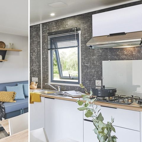 BUNGALOW 4 personnes - Mobil Home Premium 32m² - (2 ch 2 sdb) + terrasse couverte