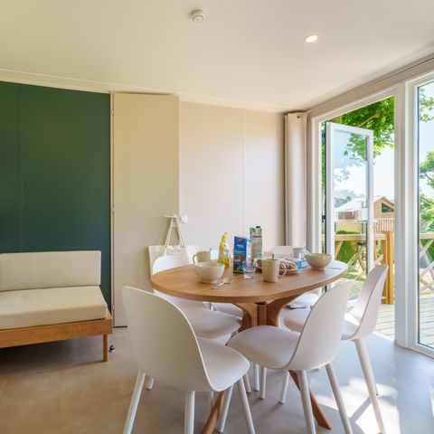 BUNGALOW 6 personnes - NEW// Villa de la Rance Prestige 40m² - 3 chambres - 2 salles de bain - SPA - Terrasse couverte