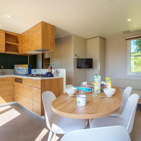 BUNGALOW 6 personnes - NEW// Villa de la Rance Prestige 40m² - 3 chambres - 2 salles de bain - SPA - Terrasse couverte