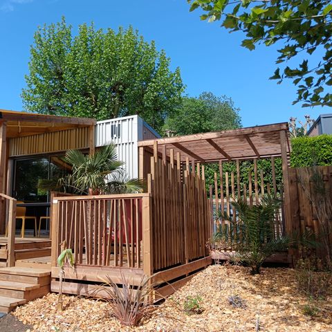 Mobilhome 2 personnes - NEW// Villa de la Rance Prestige 20m² - 1 chambre - SPA - Terrasse couverte
