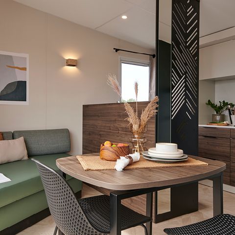 Mobilhome 2 personnes - NEW// Villa de la Rance Prestige 20m² - 1 chambre - SPA - Terrasse couverte