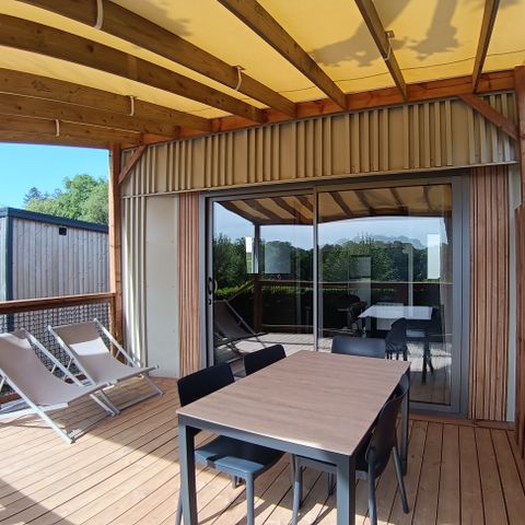 BUNGALOW 2 personnes - NEW //Premium 20m² (1ch-2pers) + terrasse couverte