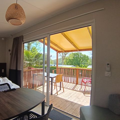 BUNGALOW 2 personnes - NEW //Premium 20m² (1ch-2pers) + terrasse couverte