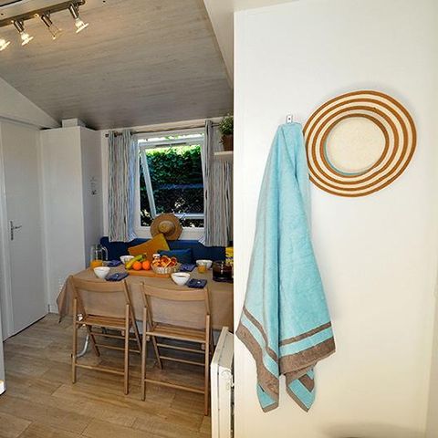 Mobilhome 4 personnes - ALOHA 25m² - 2 chambres + terrasse couverte