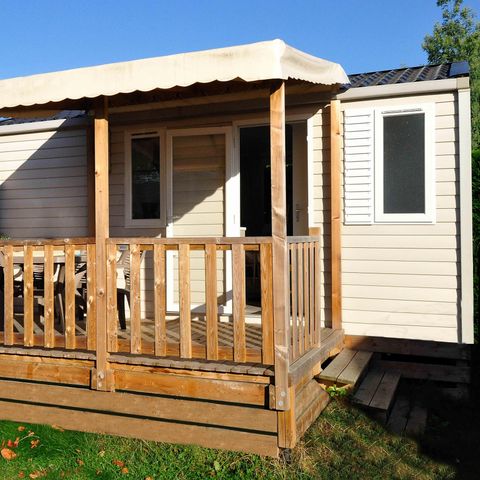 BUNGALOW 4 personnes - ALOHA 25m² - 2 chambres + terrasse couverte