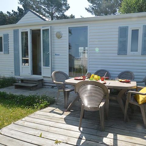 Mobilhome 4 personnes - FLORES 31m² - 2 chambres + terrasse