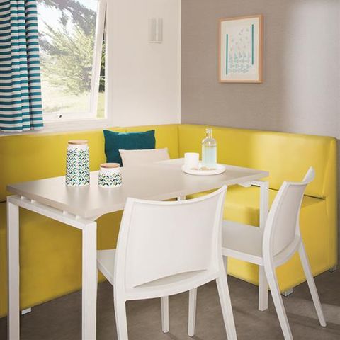 Mobilhome 4 personnes - SAMOA 29m² - 2 chambres - Terrasse semi couverte