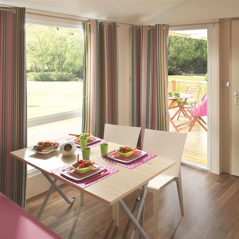 BUNGALOW 4 personnes - BORA BORA 31m² - 2 chambres + Terrasse semi couverte