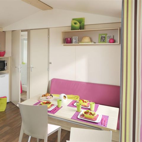 BUNGALOW 4 personnes - BORA BORA 31m² - 2 chambres + Terrasse semi couverte