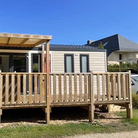 BUNGALOW 4 personnes - "BAHIA Confort +" 27m² - 2 chambres - Terrasse couverte - Lave vaisselle