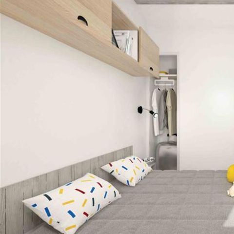 Mobilhome 6 personnes - PREMIUM 36m² - 3 chambres - 2 SDB - Terrasse Couverte