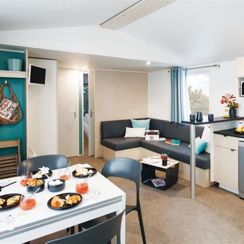 BUNGALOW 8 personnes - SMALA 38m² - 4 chambres + terrasse couverte