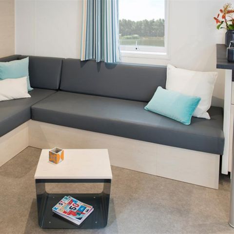 Mobilhome 8 personnes - SMALA 38m² - 4 chambres + terrasse couverte