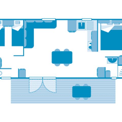 BUNGALOW 4 personnes - Cottage 4p 2ch ****