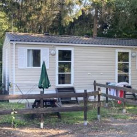 BUNGALOW 1 personne - 02-Mobil-Home Mitoyen Standard 17m2 (1ch - 1 pers.) + TV + Clim - prix pour 2 personnes
