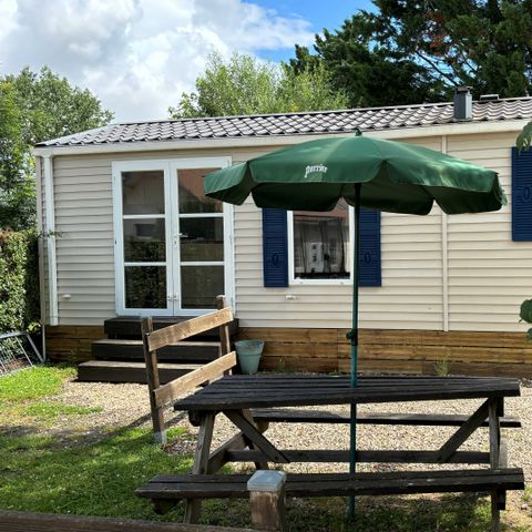 BUNGALOW 2 personnes - 08-Mobil-Home Confort 32m2 (2ch - 2/6 pers.) + TV + Clim - prix pour 2 personnes