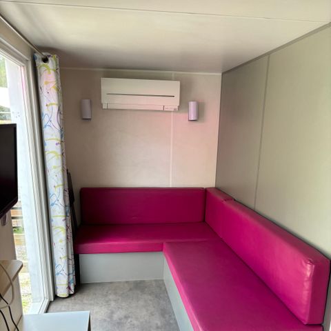 BUNGALOW 2 personnes - 13-La Folle entreprise 32m2 (2ch - 2/6pers.) + Jaccuzzi + Lits faits + serviette + kit boissons + TV - prix pour 2 personnes