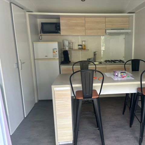 BUNGALOW 2 personnes - 15-Bungalow Grand Marais 32m2 (2ch - 2/6pers.) + Jaccuzzi + Lits faits + serviette + kit boisson - prix pour 2 personnes