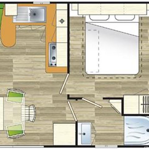 BUNGALOW 6 personnes - Baobab