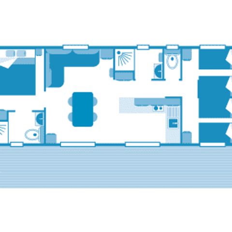 BUNGALOW 6 personnes - Cottage 6p 3ch ****
