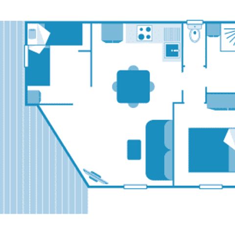CHALET 5 personnes - Chalet 4/5p 2ch Vue Mer ***