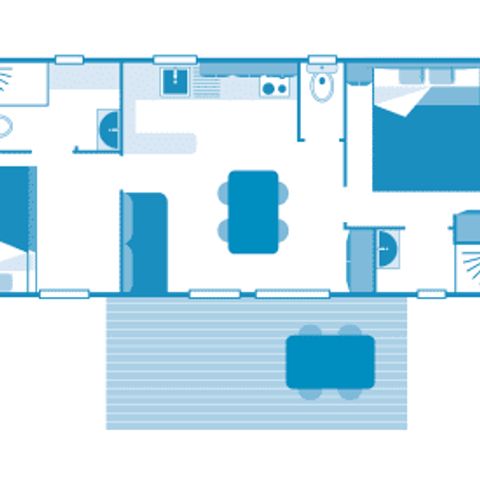 BUNGALOW 4 personnes - Cottage Family 4p 2ch Premium