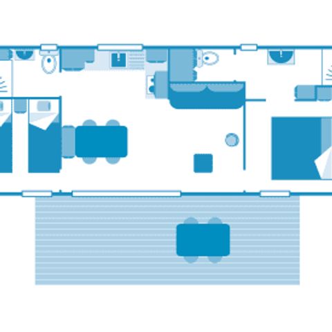 BUNGALOW 4 personnes - Cottage Otello 4p 2ch Premium