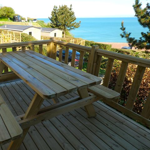 HÉBERGEMENT INSOLITE 4 personnes - Roulotte - 20 m² - 2 chambres vue mer