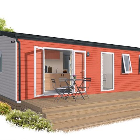 BUNGALOW 6 personnes - MOBIL HOME CONFORT +  SAM  3 chambres seche cheveux plaque induction lave-vaisselle télévision vaisselle