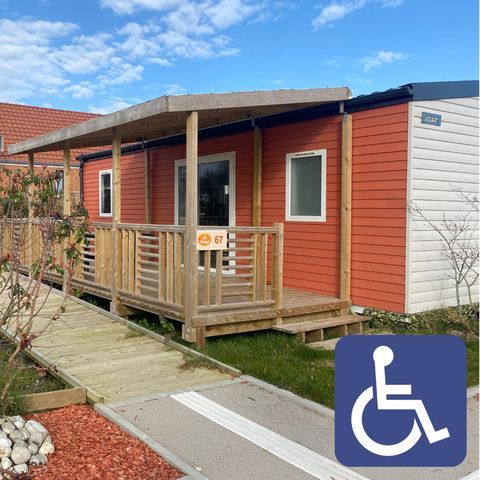 BUNGALOW 4 personnes - PMR (Personne à Mobilité Réduite) 2 Chambres