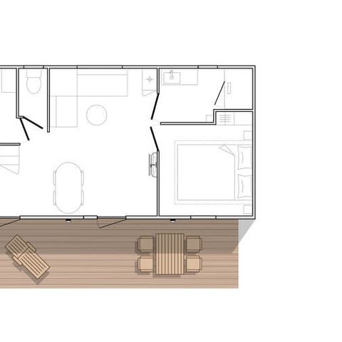 BUNGALOW 4 personnes - Confort Plus 2 Chambres