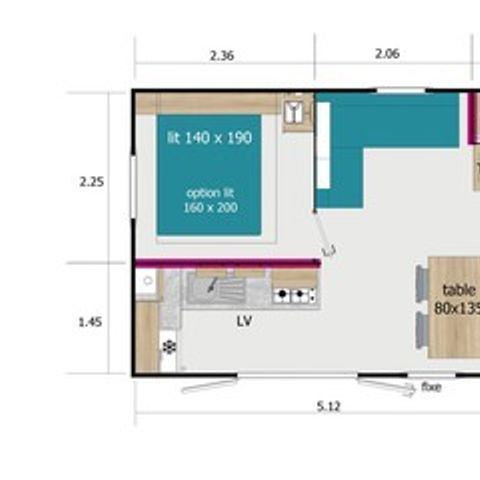 BUNGALOW 6 personnes - OPALIA