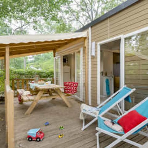 BUNGALOW 7 personnes - Cottage 6/7p 3ch clim ***