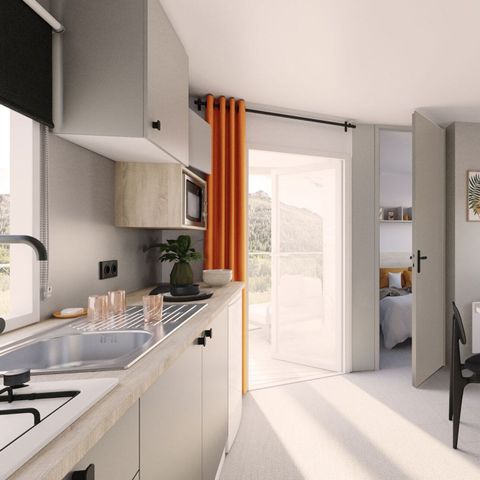 BUNGALOW 4 personnes - Azur Sérénité 25 m² - 3 pièces - 2 chambres - Climatisation