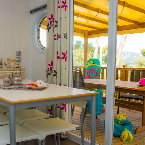 BUNGALOW 8 personnes - Location Mobilhome CONFORT - 3 chambres