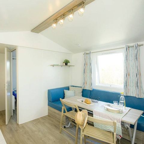BUNGALOW 6 personnes - Mobil-home | Classic | 2 Ch. | 4/6 Pers. | Terrasse surélevée | Clim.