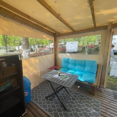 TENTE 2 personnes - Tonneau 2 trèfles 1 chambre - Sans sanitaire