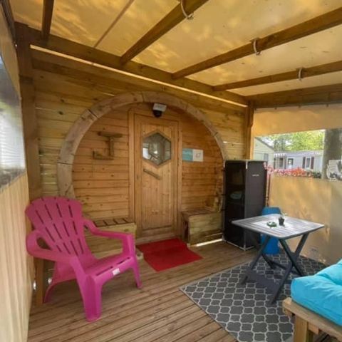 TENTE 2 personnes - Tonneau 2 trèfles 1 chambre - Sans sanitaire