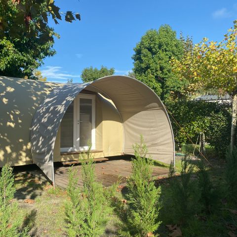 TENTE 4 personnes - Tente 2 trèfles 2 chambres - Sanitaire privé à proximité