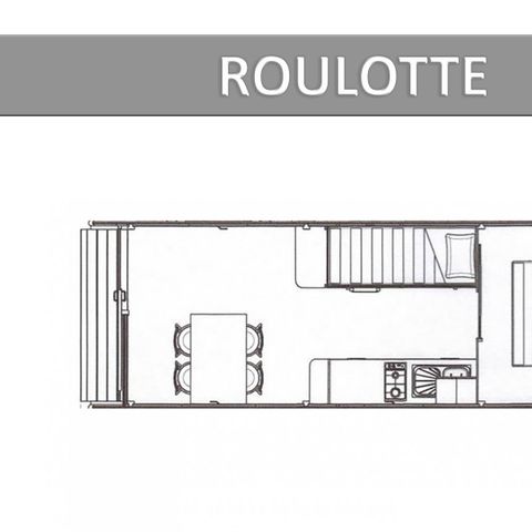 Hébergement 4 personnes - ROULOTTE. ECO