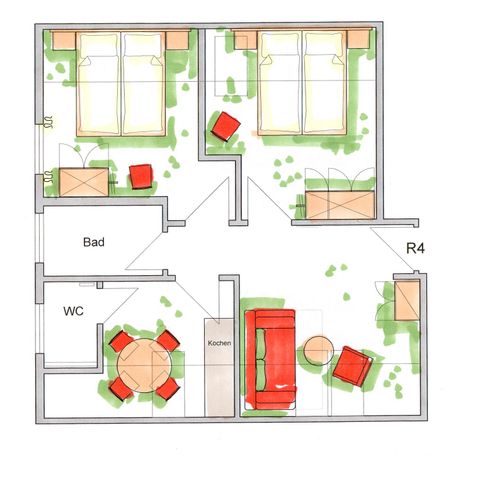MAISON 4 personnes - R4