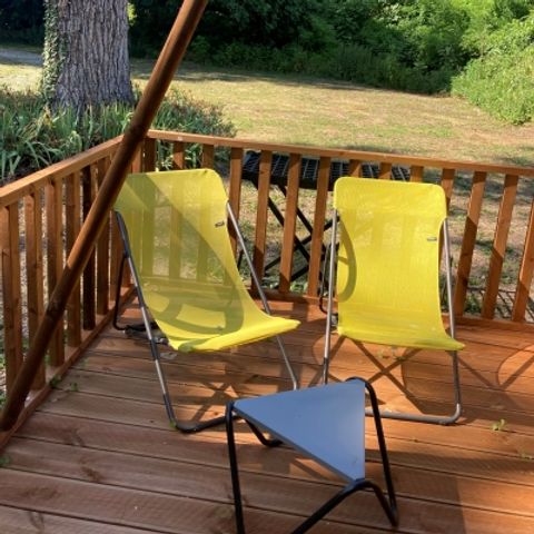 CHALET 4 personnes - La Cabane avec Sanitaires. Arrivée 16h Départ 10h. Max