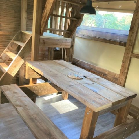 CHALET 4 personnes - La Cabane avec Sanitaires. Arrivée 16h Départ 10h. Max