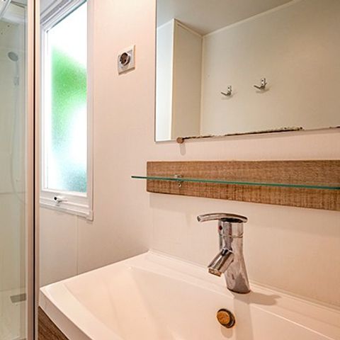 BUNGALOW 6 personnes - Comfort XL | 3 Ch. | 4/6 Pers. | Terrasse surélevée | Clim.