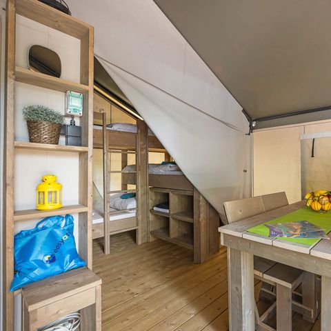 TENTE TOILE ET BOIS 5 personnes - Aminess Maravea - Tente Safari Confort