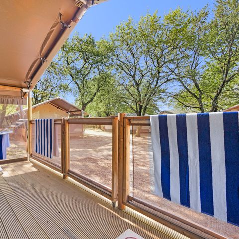 Tente en toile et en bois 5 personnes - Aminess Maravea - Safari tent Lodge (5P)