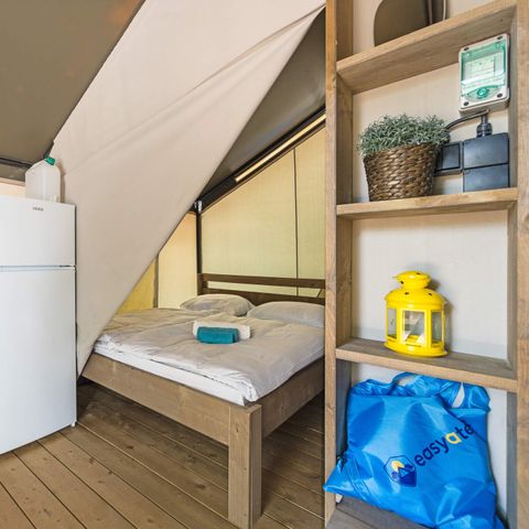 Tente en toile et en bois 5 personnes - Aminess Maravea - Tente Safari Confort + climatisation