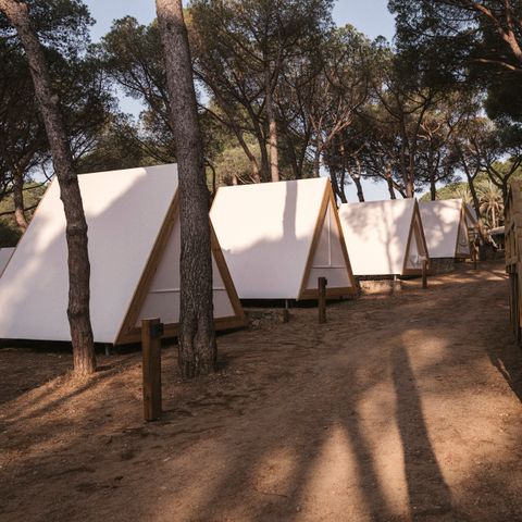 Tente en toile et en bois 2 personnes - Cabin Tent